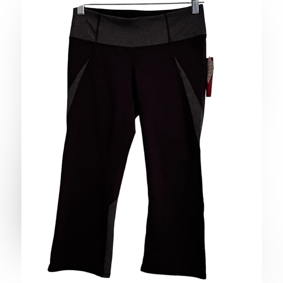 NWT Athleta Ananda Split Crop Yoga Leggings sz XSP - Picture 2 of 4